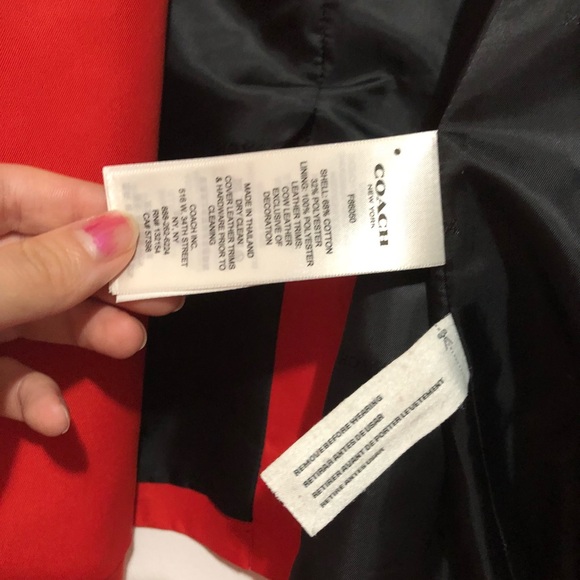 Authentic rain coat coach - Picture 3 of 8